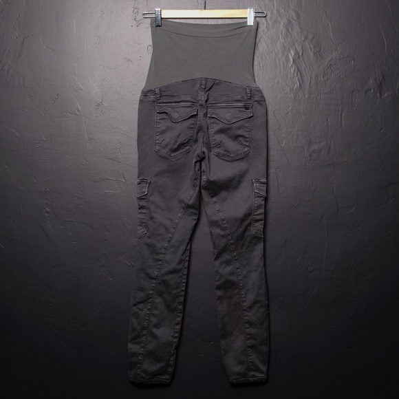 Joe's Gray Maternity Military Chelsea Skinny Sz 27 - Picture 1 of 6